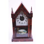 An American mantel clock. H38cm