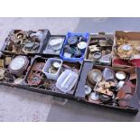 A quantity of clocks parts, spares and repairs.