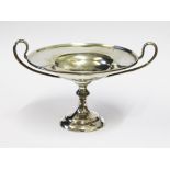 A hallmarked silver tazza, wt. 4oz.