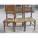 Three William Birch chairs.