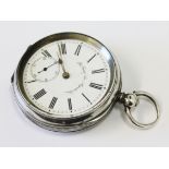 "The Trusty Non Magnetic Lever" pocket watch with cased marked '935', diam. 5.4cm.