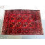 A Persian carpet. 195cm x 131cm.