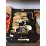 2 BOXES OF SHOES