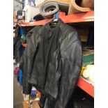 A SIZE 12 LADIES HEIN GERICKE MOTORCYCLE JACKET