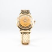 A FINE & RARE GENTLEMAN'S 18K SOLID GOLD OMEGA CONSTELLATION CHRONOMETER “ DELUXE” BRACELET WATCH