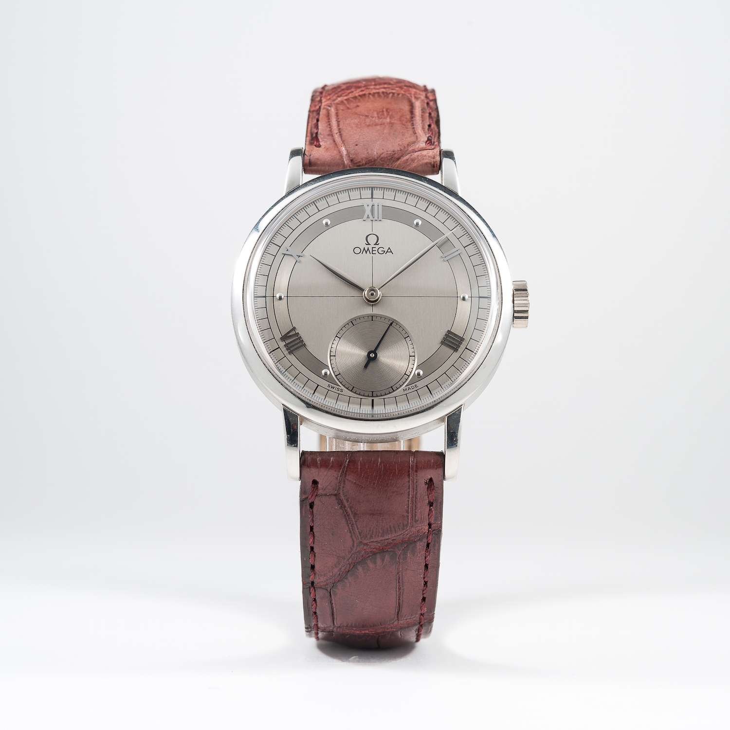 A FINE & RARE GENTLEMAN'S PLATINUM OMEGA 1894 CENTENARY COLLECTION WRIST WATCH CIRCA 1994, LIMITED