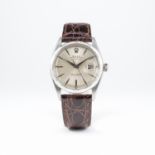 A RARE GENTLEMAN'S STAINLESS STEEL ROLEX OYSTER PERPETUAL DATEJUST WRIST WATCH CIRCA 1960, REF. 1603