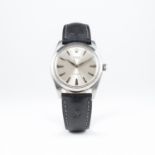 A RARE GENTLEMAN'S LARGE SIZE STAINLESS STEEL ROLEX OYSTER PRECISION WRIST WATCH CIRCA 1954, REF.