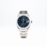 A GENTLEMAN'S STAINLESS STEEL ROLEX OYSTER PERPETUAL DATE BRACELET WATCH CIRCA 1972, REF. 1500 
D: