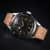 A RARE GENTLEMAN'S STAINLESS STEEL OMEGA SEAMASTER 300 AUTOMATIC WRIST WATCH CIRCA 1959, REF. 2913-1