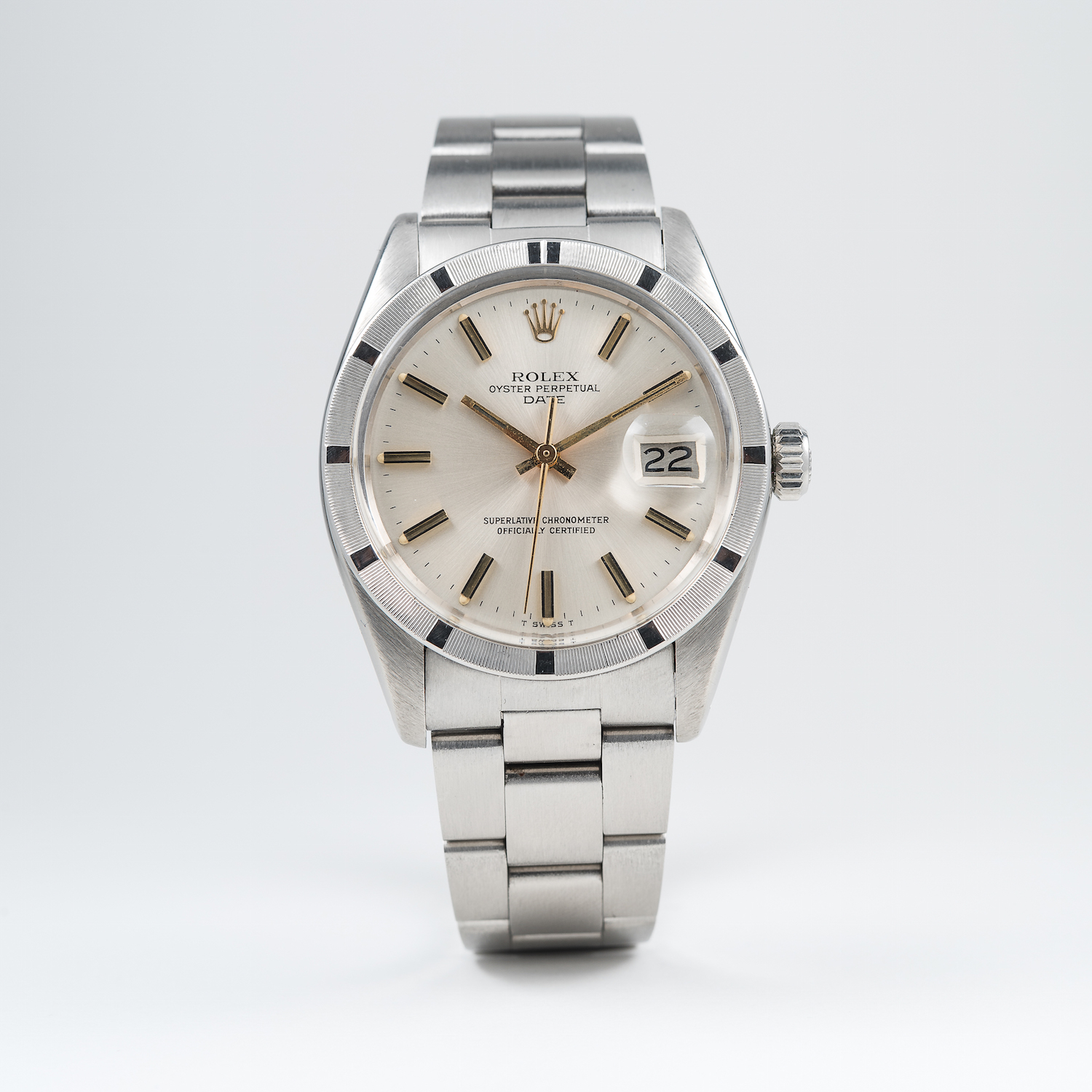 A GENTLEMAN'S STAINLESS STEEL ROLEX OYSTER PERPETUAL DATE BRACELET WATCH DATED 1981, REF. 1501 - Image 2 of 2