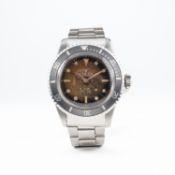 A RARE GENTLEMAN'S STAINLESS STEEL ROLEX OYSTER PERPETUAL SUBMARINER CHRONOMETER BRACELET WATCH