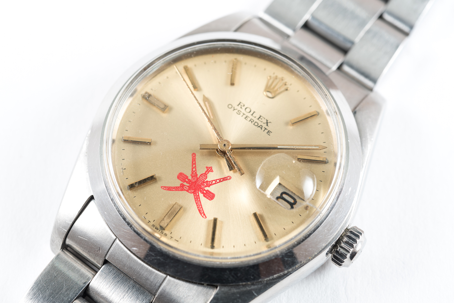 A RARE GENTLEMAN'S STAINLESS STEEL ROLEX OYSTERDATE PRECISION BRACELET WATCH CIRCA 1977, REF. 6694 - Image 3 of 3