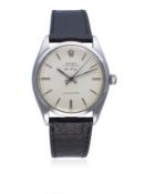 A GENTLEMAN'S STAINLESS STEEL ROLEX OYSTER PERPETUAL AIR KING SUPER PRECISION WRIST WATCH CIRCA