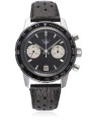 A RARE GENTLEMAN'S STAINLESS STEEL HEUER AUTAVIA DATO CHRONOGRAPH WRIST WATCH CIRCA 1970, REF. 7863C