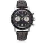 A RARE GENTLEMAN'S STAINLESS STEEL HEUER AUTAVIA DATO CHRONOGRAPH WRIST WATCH CIRCA 1970, REF. 7863C