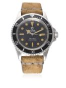 A RARE GENTLEMAN'S STAINLESS STEEL ROLEX TUDOR OYSTERPRINCE SUBMARINER WRIST WATCH CIRCA 1970,