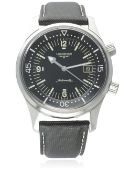A GENTLEMAN'S STAINLESS STEEL LONGINES LEGEND DIVER WRIST WATCH CIRCA 2010, REF. L3.674.4 WITH BOX &