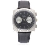 A GENTLEMAN`S BREITLING TOP TIME CHRONOGRAPH WRIST WATCH CIRCA 1970, REF. 2007 D: Black dial with