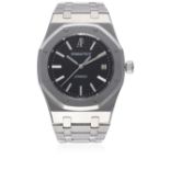 A GENTLEMAN'S STAINLESS STEEL AUDEMARS PIGUET ROYAL OAK BRACELET WATCH CIRCA 2008, REF. 15300 D: