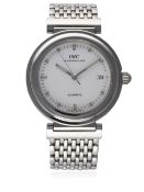 A GENTLEMAN'S STAINLESS STEEL IWC DA VINCI SL AUTOMATIC BRACELET WATCH CIRCA 1990s, REF. 3528-002 D: