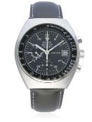 A GENTLEMAN'S STAINLESS STEEL OMEGA SPEEDMASTER MARK IV AUTOMATIC CHRONOGRAPH WRIST WATCH CIRCA