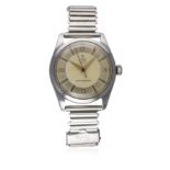 A RARE GENTLEMAN'S STAINLESS STEEL ROLEX TUDOR OYSTER ROYAL BRACELET WATCH CIRCA 1950s, REF. 7934 D: