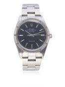 A GENTLEMAN'S STAINLESS STEEL ROLEX OYSTER PERPETUAL AIR KING PRECISION BRACELET WATCH DATED 2003,