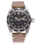 AN EXTREMELY RARE GENTLEMAN'S STAINLESS STEEL ROLEX OYSTER PERPETUAL "JAMES BOND" SUBMARINER WRIST