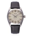 A GENTLEMAN'S STAINLESS STEEL ROLEX OYSTER PRECISION WRIST WATCH CIRCA 1957, REF. 6422  D: Silver