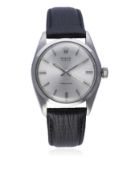 A GENTLEMAN'S STAINLESS STEEL ROLEX OYSTER PRECISION WRIST WATCH CIRCA 1969, REF. 6426 D: Silver