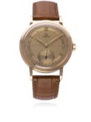 A FINE & RARE GENTLEMAN'S 18K SOLID ROSE GOLD OMEGA 1894 CENTENARY COLLECTION WRIST WATCH CIRCA