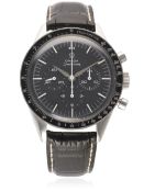 A RARE GENTLEMAN'S STAINLESS STEEL OMEGA SPEEDMASTER CHRONOGRAPH WRIST WATCH CIRCA 1960, REF. 2998-1