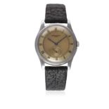 A RARE GENTLEMAN'S STAINLESS STEEL VACHERON & CONSTANTIN WRIST WATCH CIRCA 1950s D: Two tone