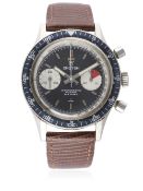 A GENTLEMAN’S STAINLESS STEEL CROTON CHRONOMASTER AVIATOR SEA DIVER CHRONOGRAPH WRIST WATCH CIRCA