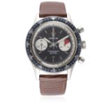 A GENTLEMAN’S STAINLESS STEEL CROTON CHRONOMASTER AVIATOR SEA DIVER CHRONOGRAPH WRIST WATCH CIRCA