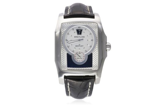 A GENTLEMAN'S STAINLESS STEEL BREITLING BENTLEY FLYING B WRIST WATCH CIRCA 2005, REF. A28362 D: