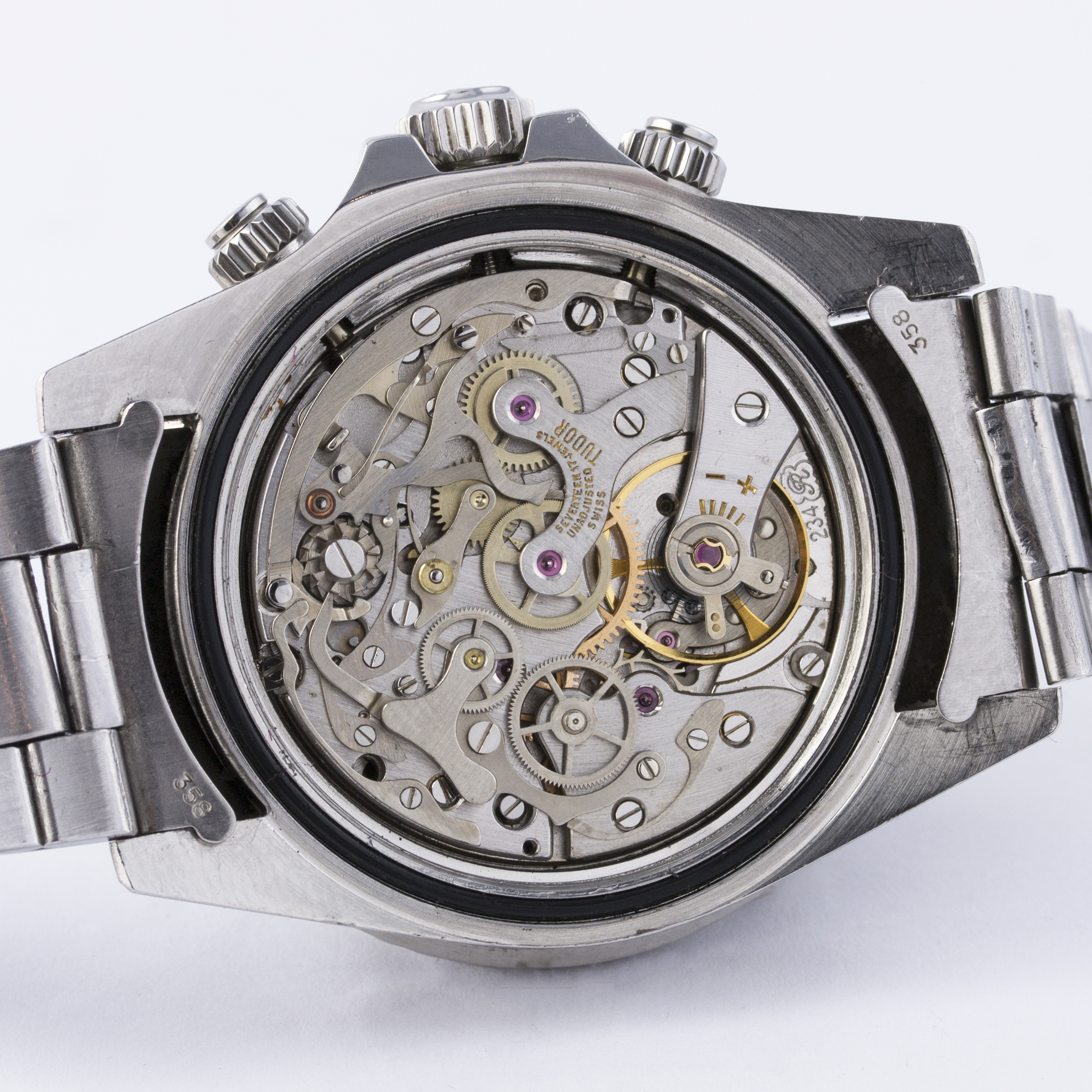 A RARE GENTLEMAN’S STAINLESS STEEL ROLEX TUDOR "MONTE CARLO" CHRONOGRAPH BRACELET WATCH CIRCA - Image 7 of 9