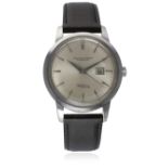 A RARE GENTLEMAN'S STAINLESS STEEL IWC INGENIEUR WRIST WATCH DATED 1965, REF. 666A WITH IWC BOX &