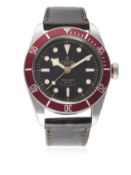 A GENTLEMAN’S STAINLESS STEEL ROLEX TUDOR BLACK BAY WRIST WATCH DATED 2014, REF. 79220R WITH BOX &