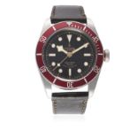 A GENTLEMAN’S STAINLESS STEEL ROLEX TUDOR BLACK BAY WRIST WATCH DATED 2014, REF. 79220R WITH BOX &