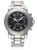 A GENTLEMAN'S STAINLESS STEEL MONTBLANC SPORT AUTOMATIC CHRONOGRAPH BRACELET WATCH CIRCA 2006,