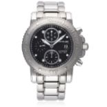 A GENTLEMAN'S STAINLESS STEEL MONTBLANC SPORT AUTOMATIC CHRONOGRAPH BRACELET WATCH CIRCA 2006,