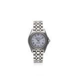 A LADIES STAINLESS STEEL ROLEX TUDOR MONARCH BRACELET WATCH CIRCA 2000, REF. 715830 D: White dial