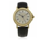 A FINE GENTLEMAN'S 18K SOLID GOLD BREGUET MARINE AUTOMATIC WRIST WATCH DATED 1997, REF. 3400 BA WITH