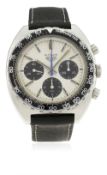 A VERY RARE GENTLEMAN'S STAINLESS STEEL HEUER AUTAVIA "JO SIFFERT" CHRONOGRAPH WRIST WATCH CIRCA