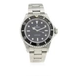 A GENTLEMAN'S STAINLESS STEEL ROLEX OYSTER PERPETUAL SUBMARINER BRACELET WATCH CIRCA 2003, REF.