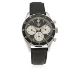 AN EXTREMELY RARE GENTLEMAN'S STAINLESS STEEL HEUER AUTAVIA CHRONOGRAPH WRIST WATCH CIRCA 1960s,