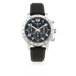 A GENTLEMAN'S STAINLESS STEEL CHOPARD MILLE MIGLIA 1000 AUTOMATIC CHRONOGRAPH WRIST WATCH CIRCA