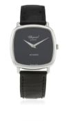 A GENTLEMAN'S 18K SOLID WHITE GOLD CHOPARD AUTOMATIC WRIST WATCH CIRCA 1980s, REF. 2036  D: Black